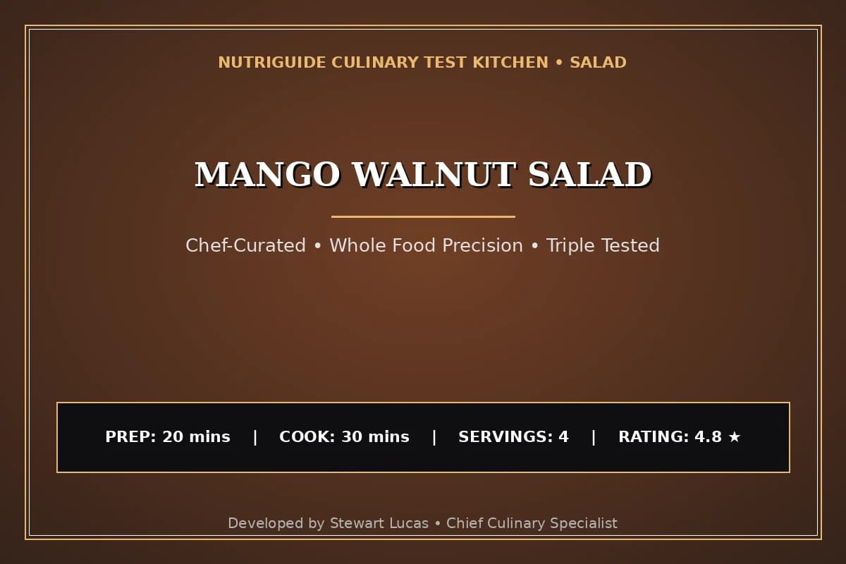 Mango Walnut Salad