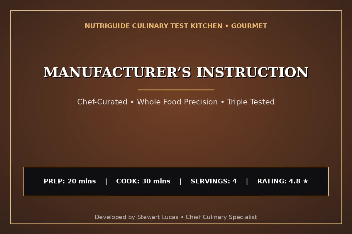 Manufacturer’S Instruction