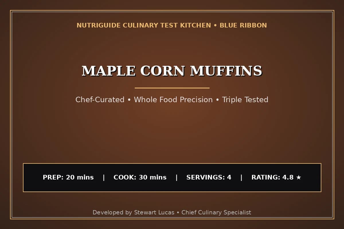 Maple Corn Muffins
