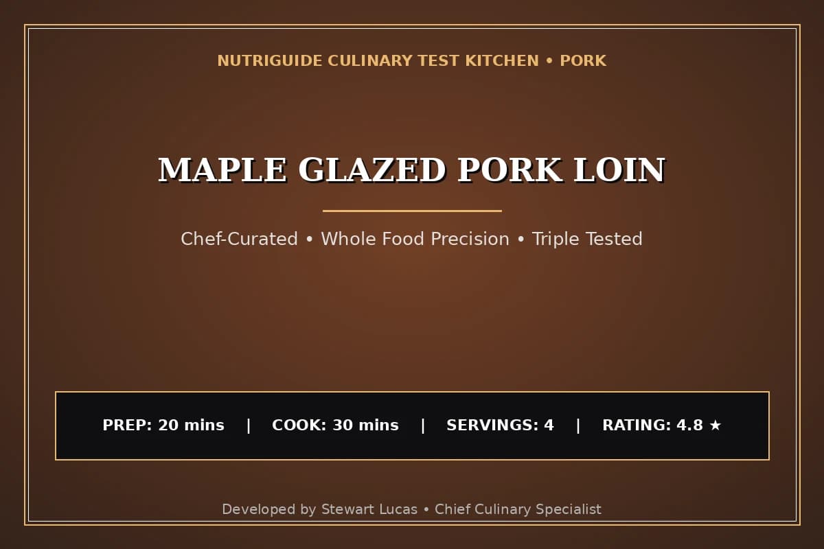 Maple Glazed Pork Loin