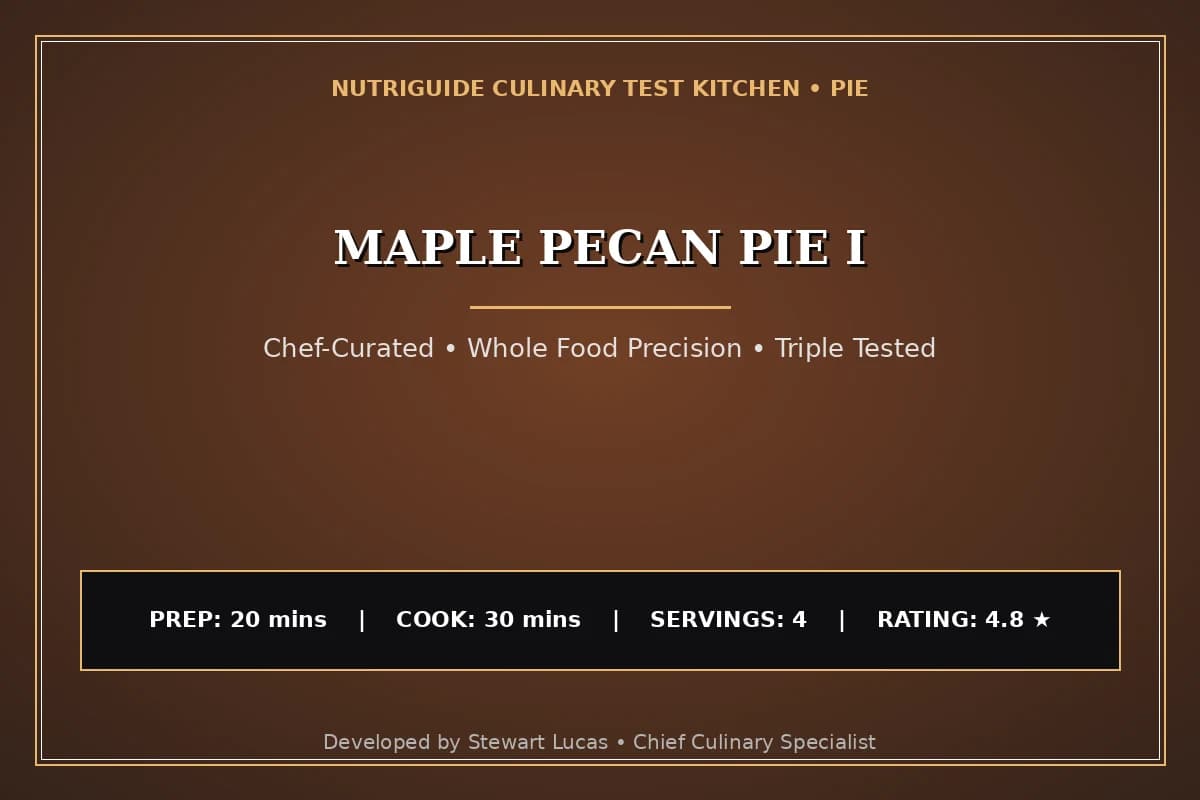 Maple Pecan Pie I