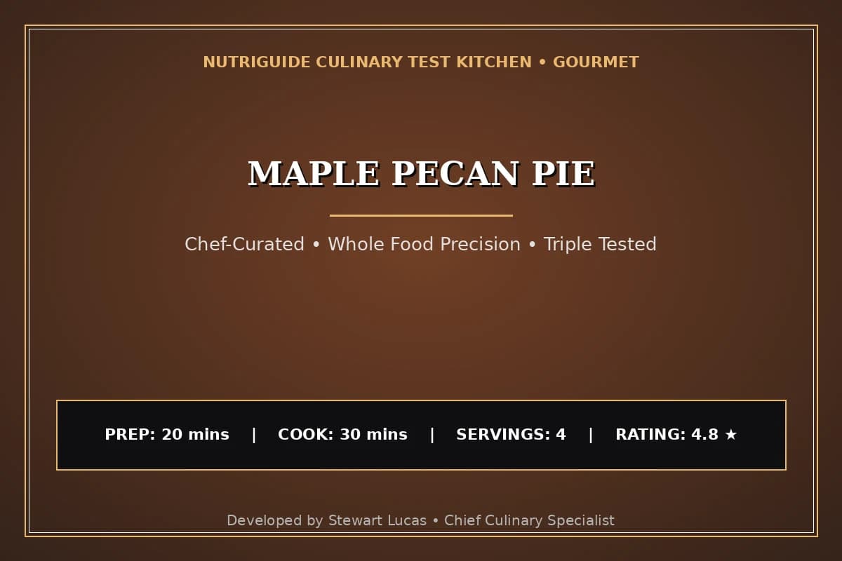 Maple Pecan Pie