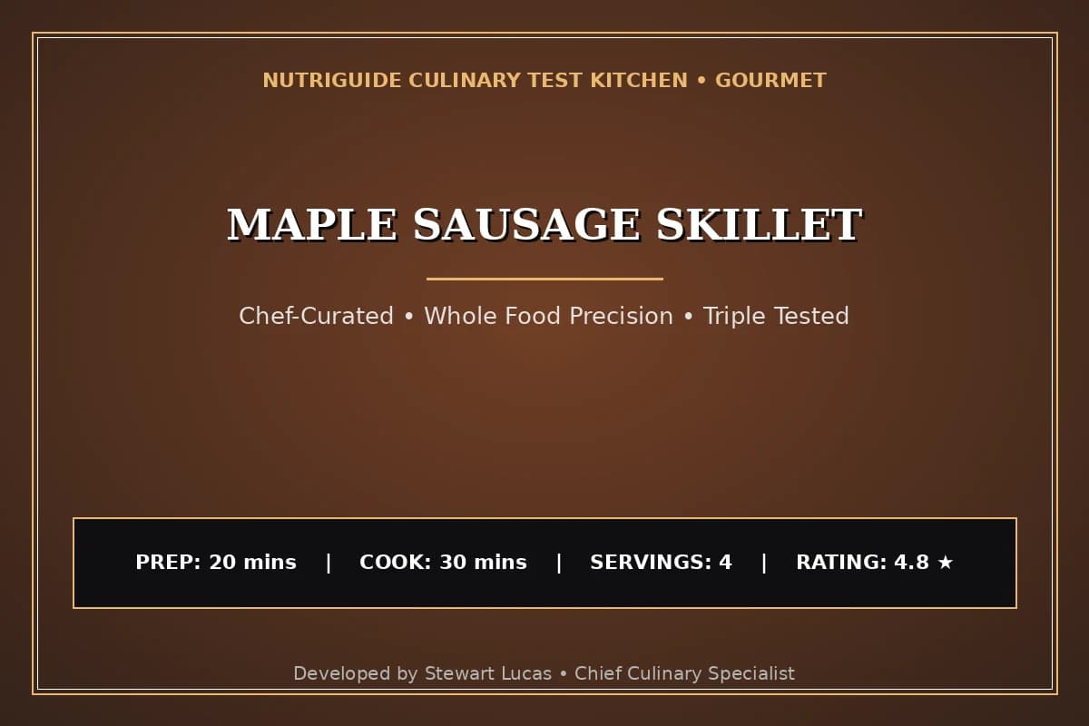 Maple Sausage Skillet