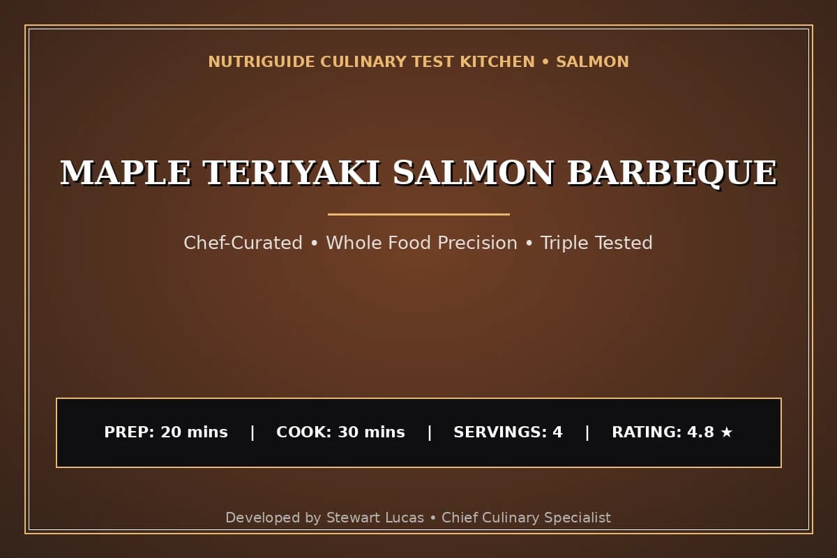 Maple Teriyaki Salmon Barbeque