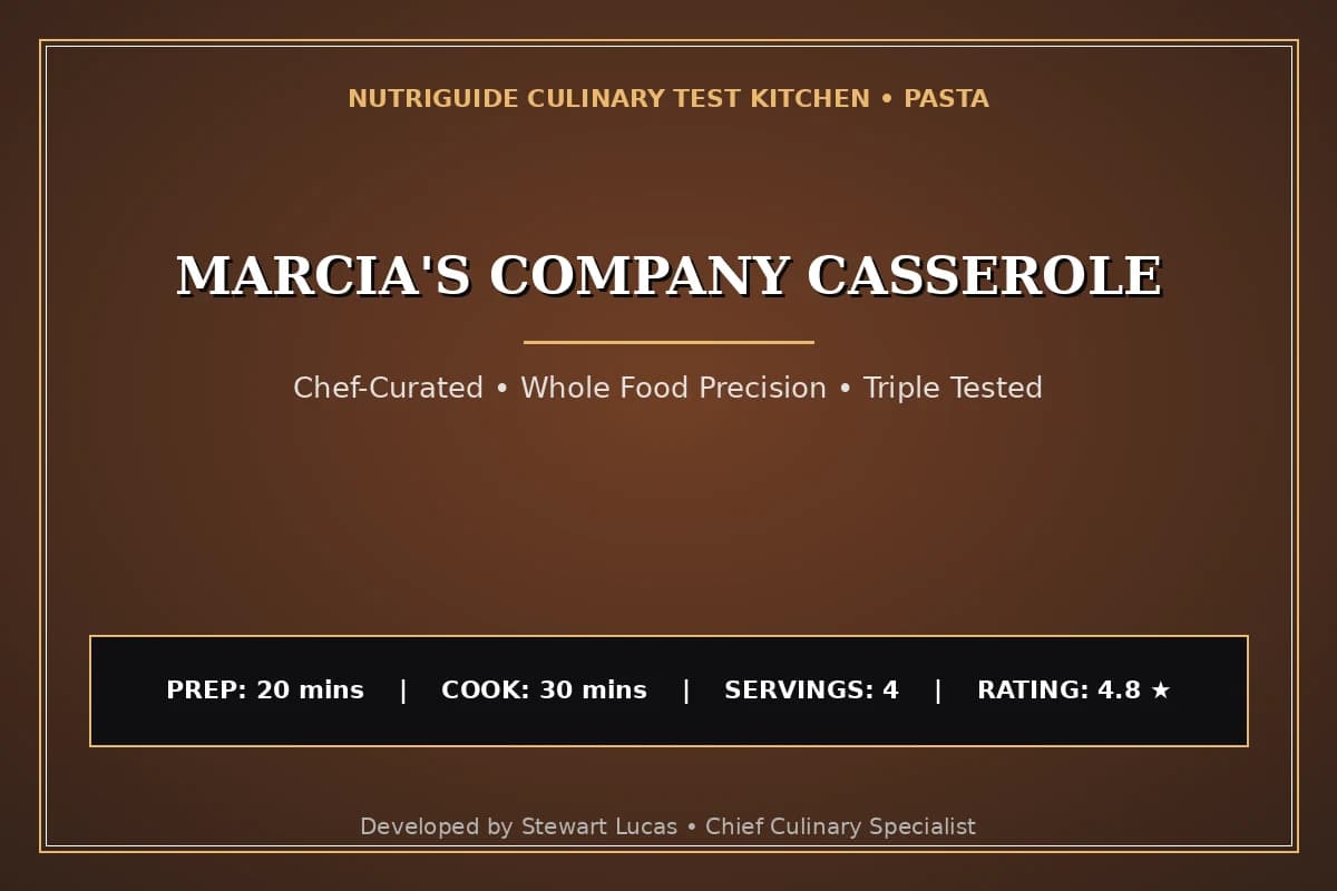 Marcia'S Company Casserole