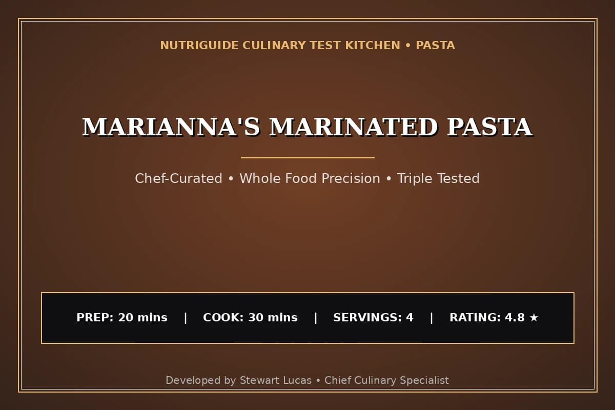 Marianna'S Marinated Pasta