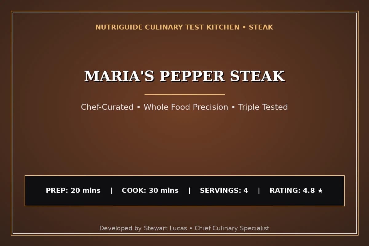 Maria'S Pepper Steak