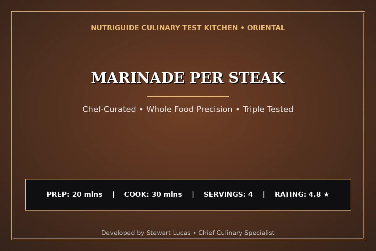 Marinade Per Steak