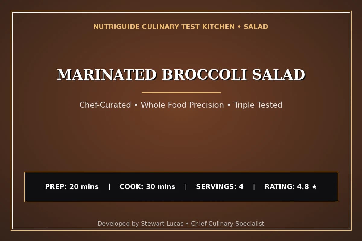 Marinated Broccoli Salad