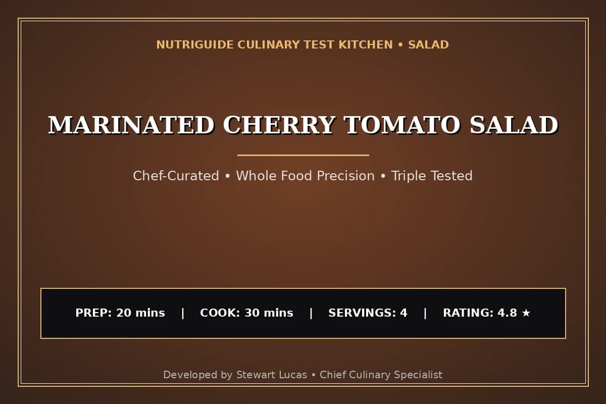 Marinated Cherry Tomato Salad
