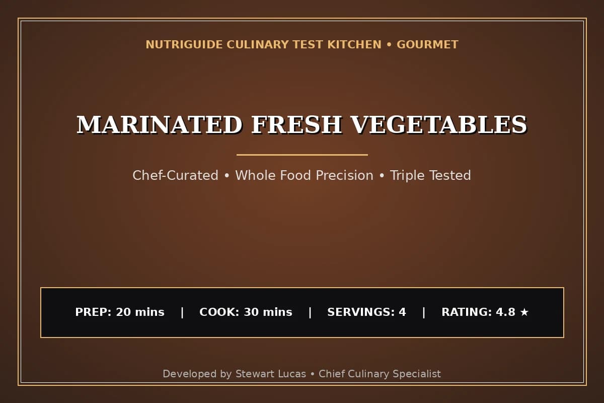 Marinated Fresh Vegetables