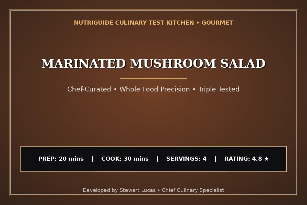 Marinated Mushroom Salad