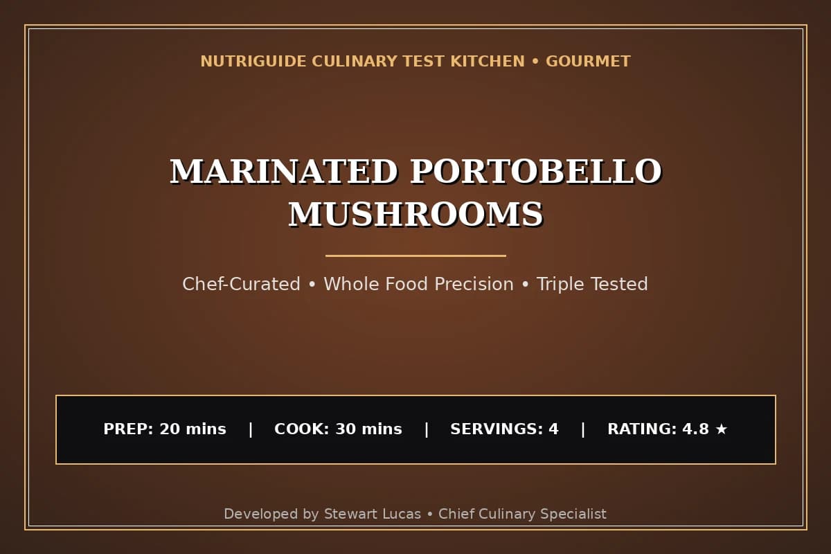 Marinated Portobello Mushrooms