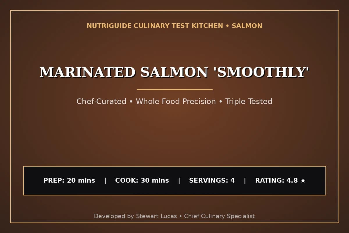 Marinated Salmon 'Smoothly'