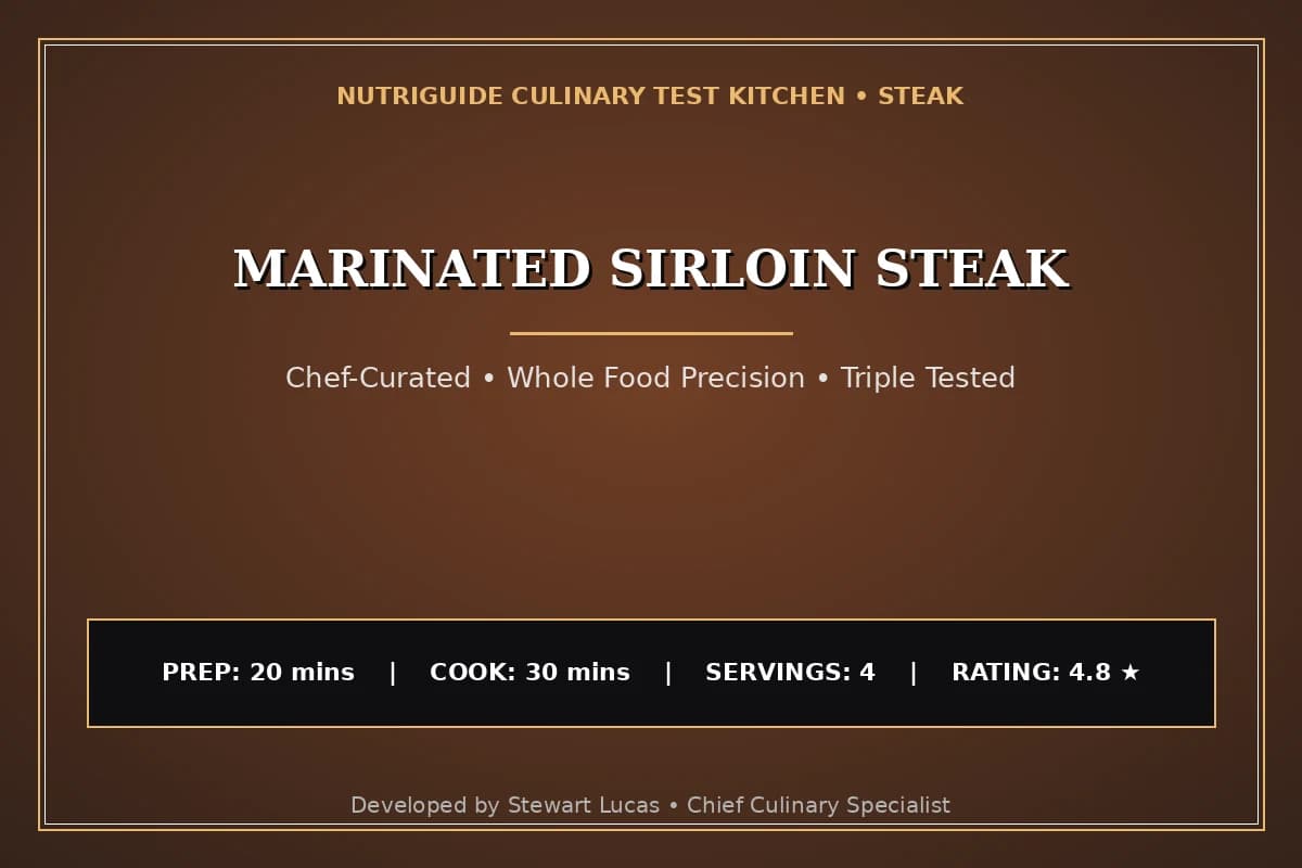 Marinated Sirloin Steak