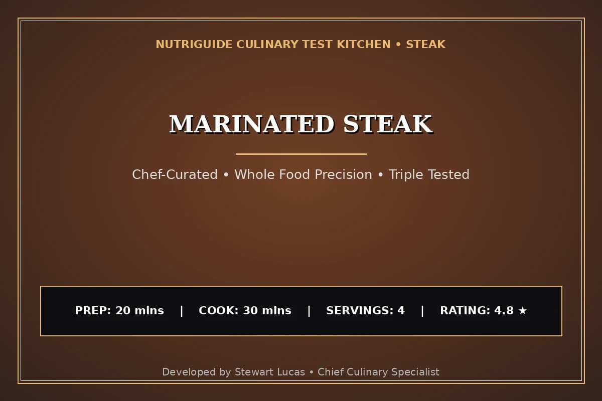 Marinated Steak