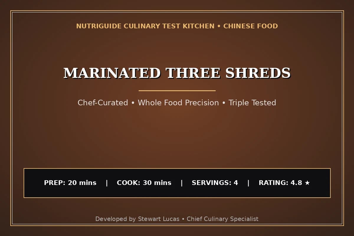 Marinated Three Shreds