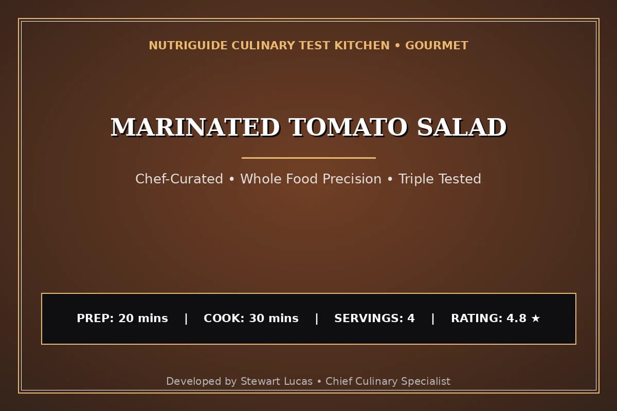 Marinated Tomato Salad