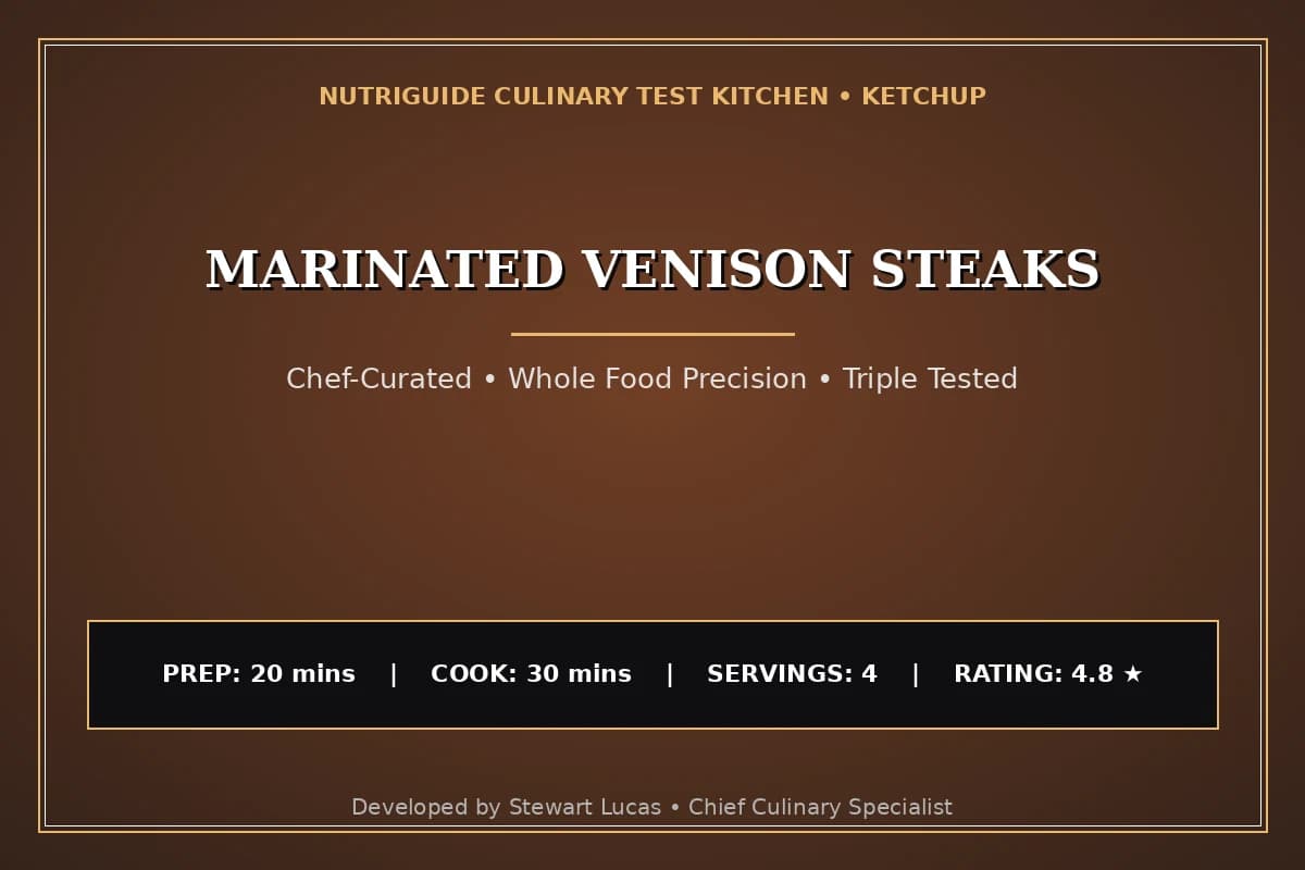 Marinated Venison Steaks