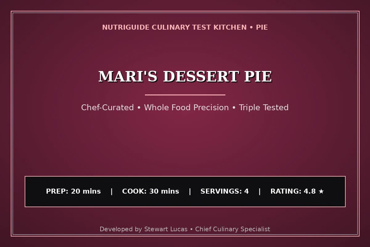 Mari'S Dessert Pie