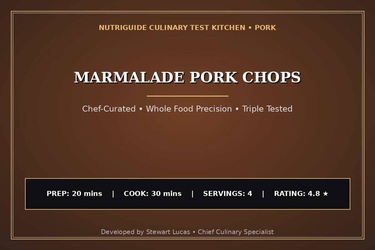 Marmalade Pork Chops