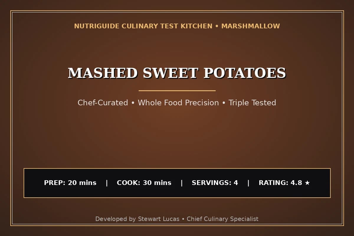 Mashed Sweet Potatoes
