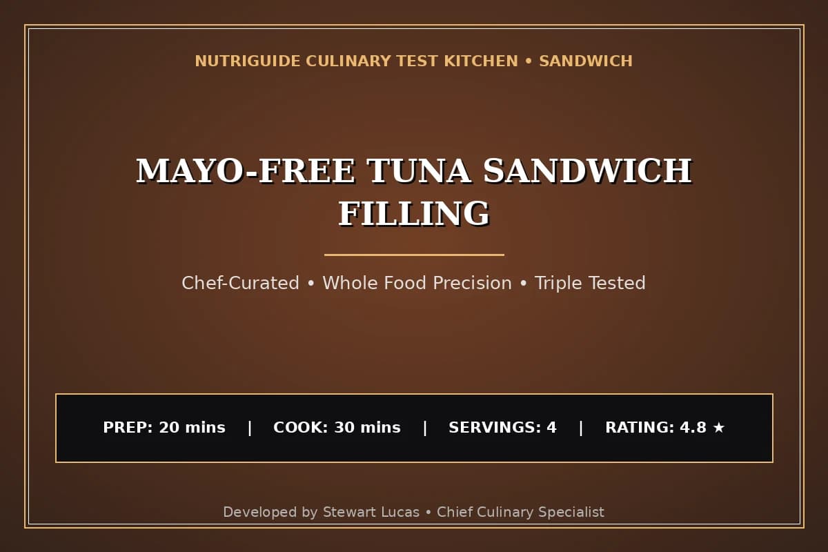 Mayo-Free Tuna Sandwich Filling
