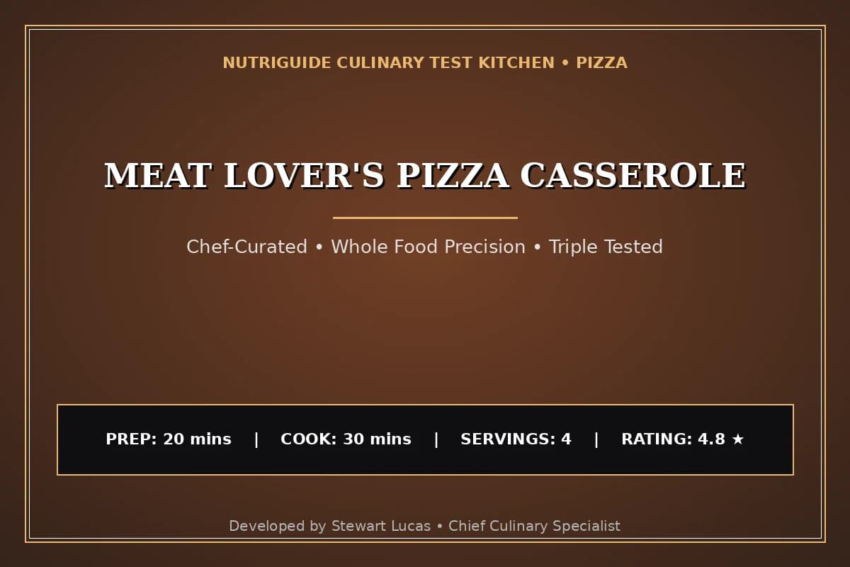 Meat Lover'S Pizza Casserole