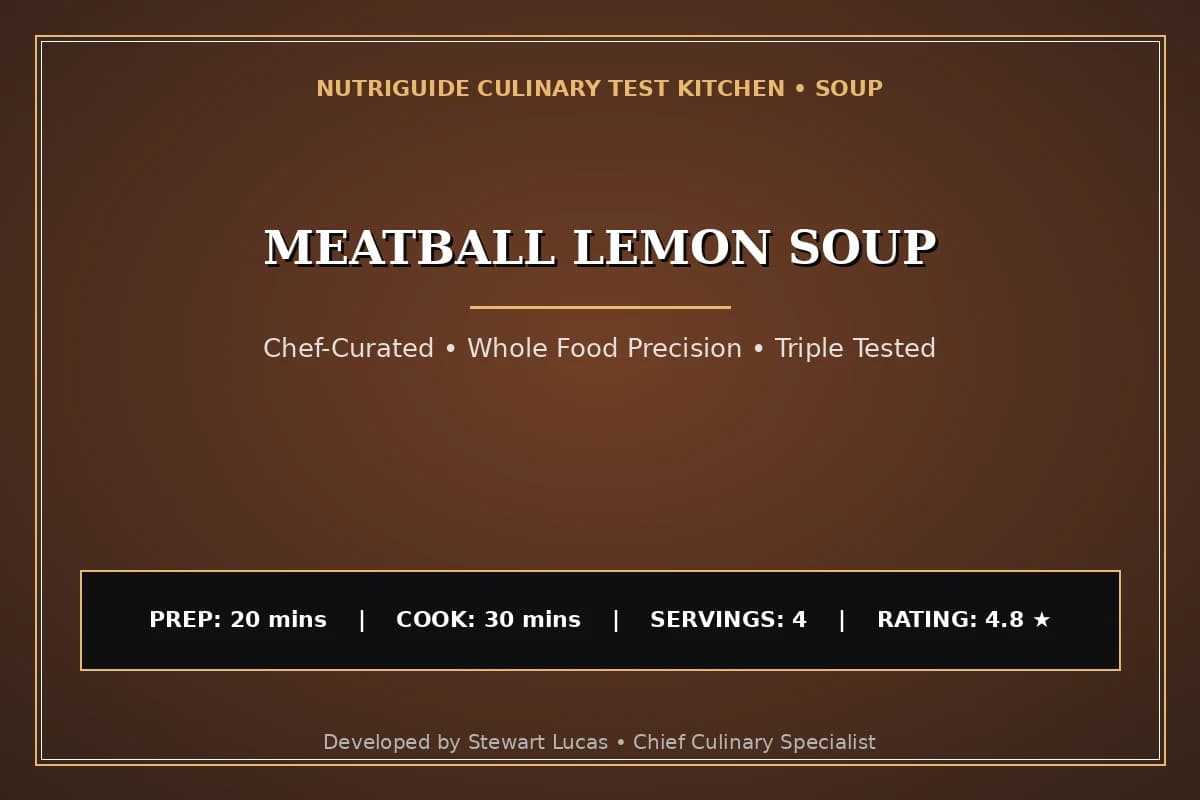Meatball Lemon Soup