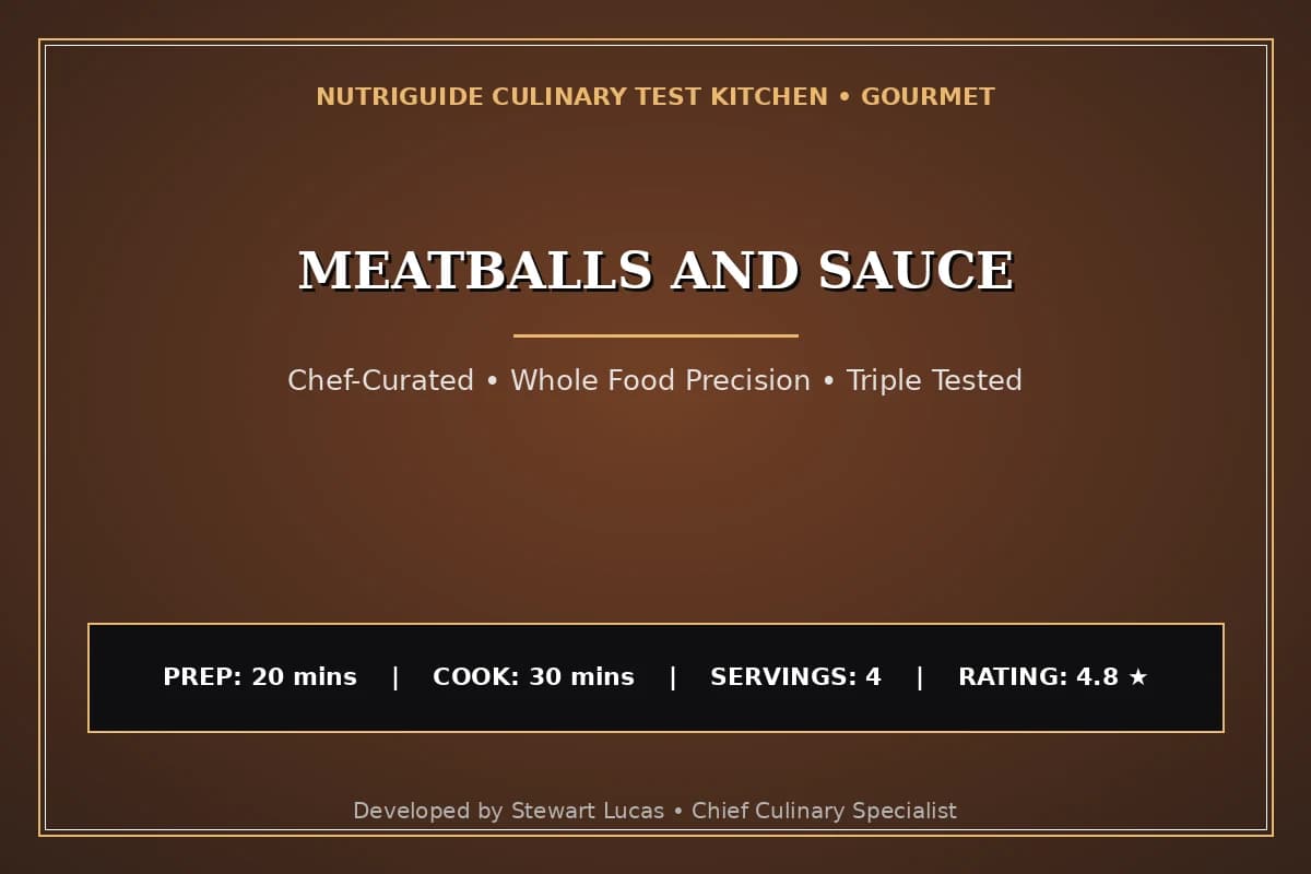 Meatballs And Sauce