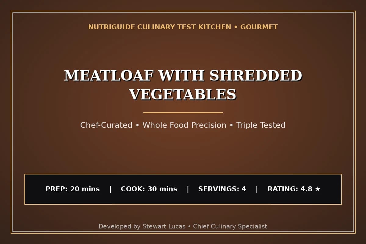 Meatloaf With Shredded Vegetables