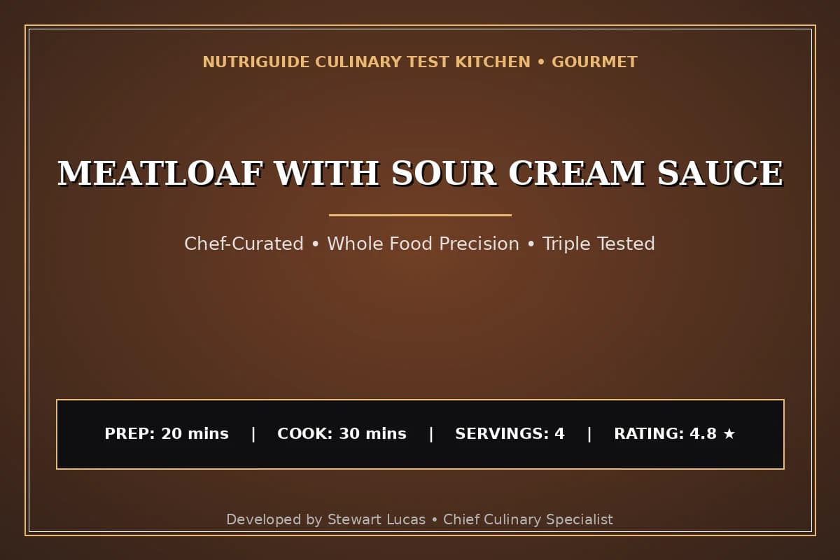 Meatloaf With Sour Cream Sauce