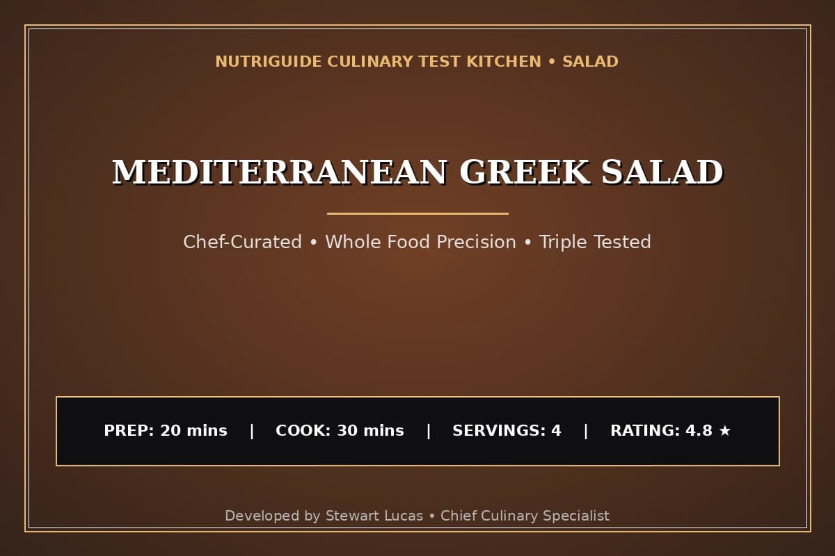 Mediterranean Greek Salad