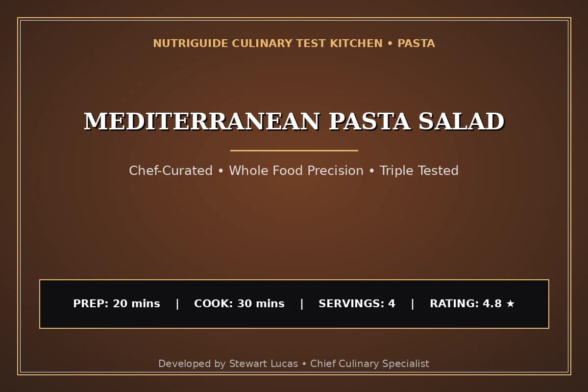 Mediterranean Pasta Salad