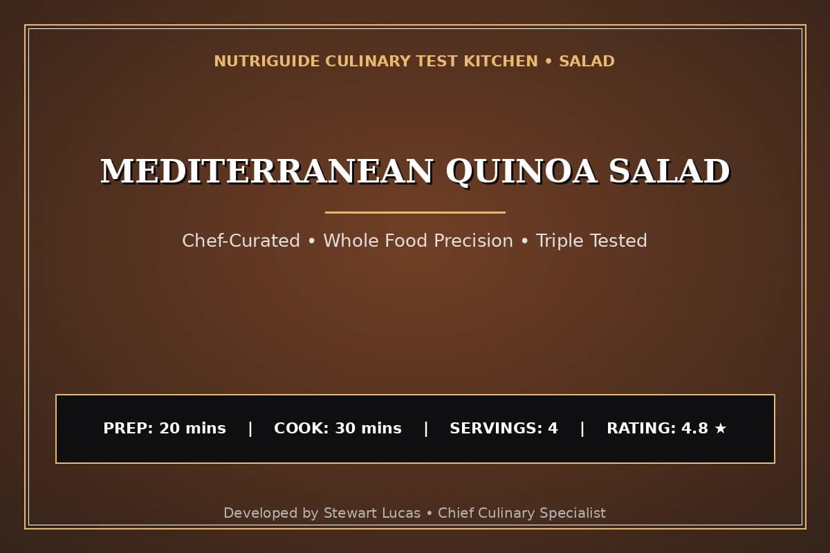 Mediterranean Quinoa Salad