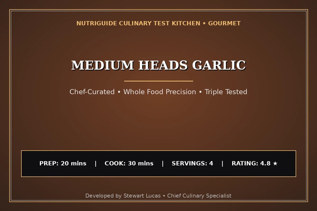 Medium Heads Garlic