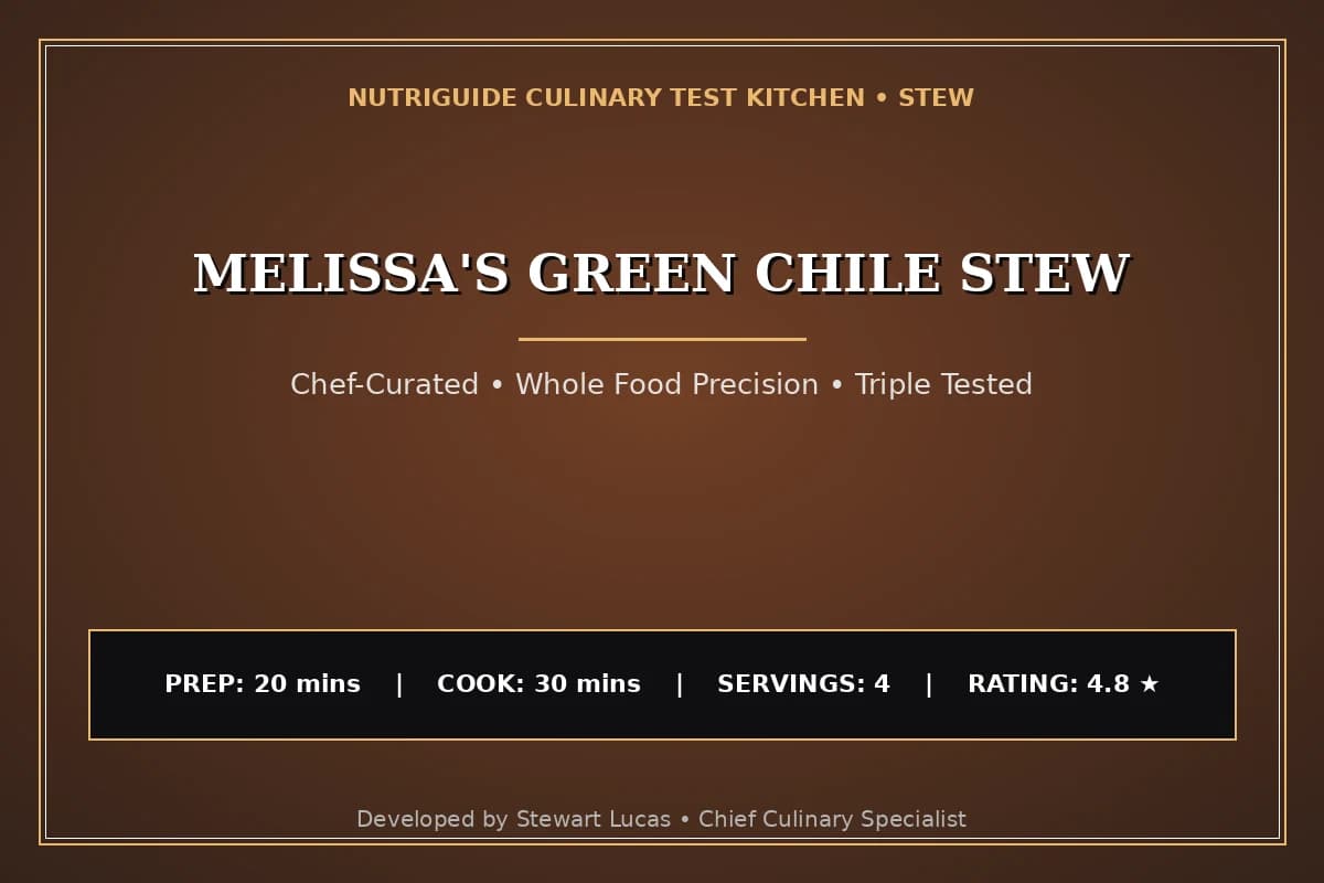Melissa'S Green Chile Stew