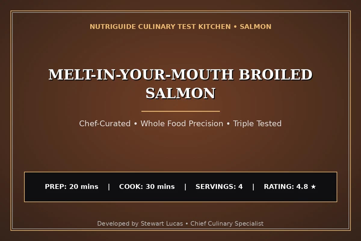 Melt-In-Your-Mouth Broiled Salmon