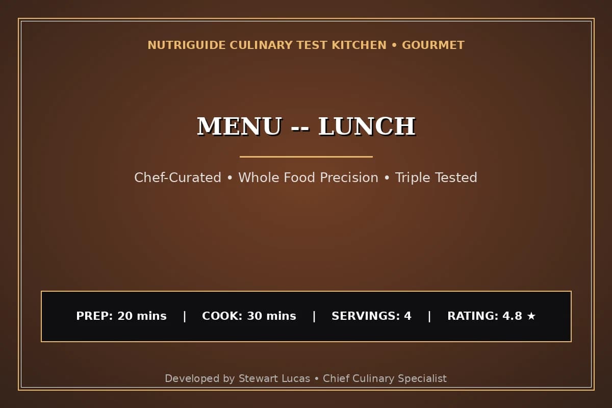 Menu -- Lunch