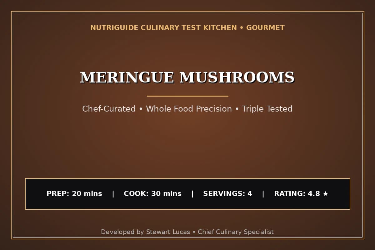 Meringue Mushrooms