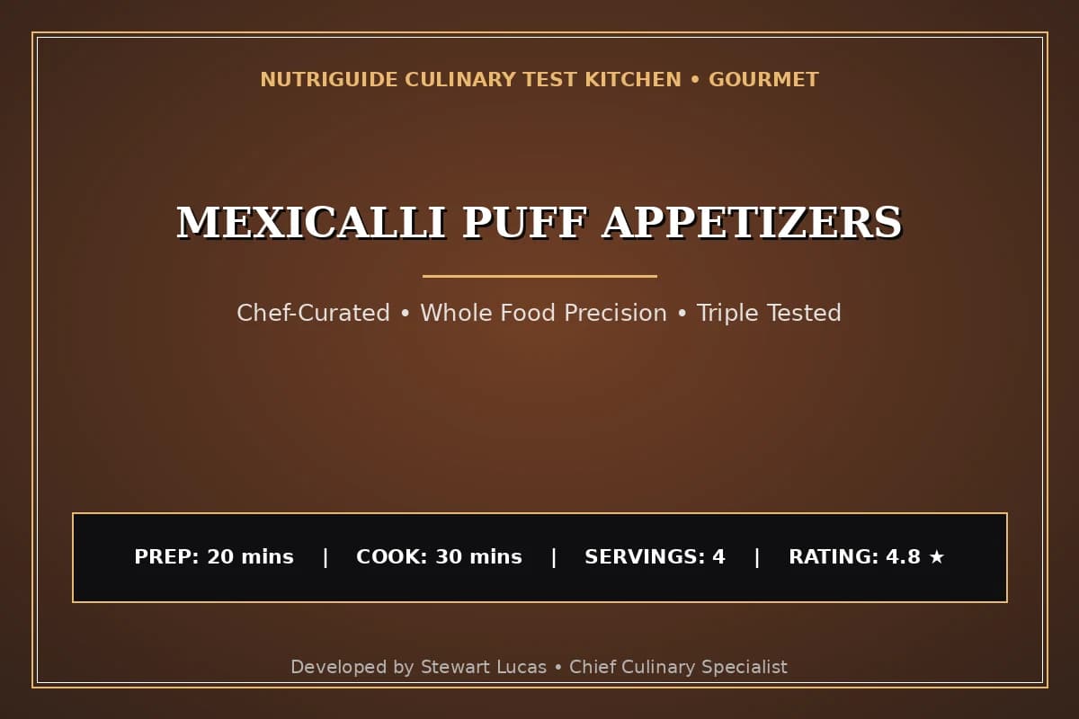Mexicalli Puff Appetizers