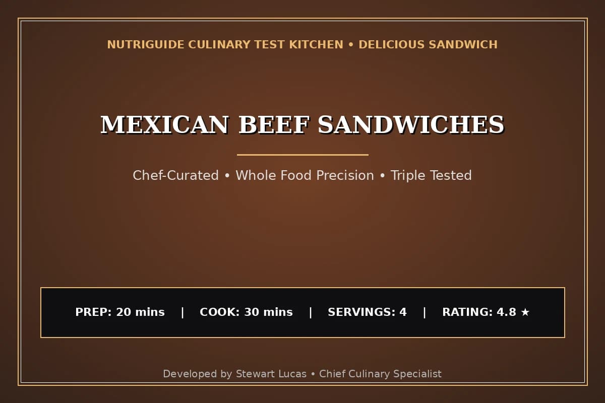 Mexican Beef Sandwiches