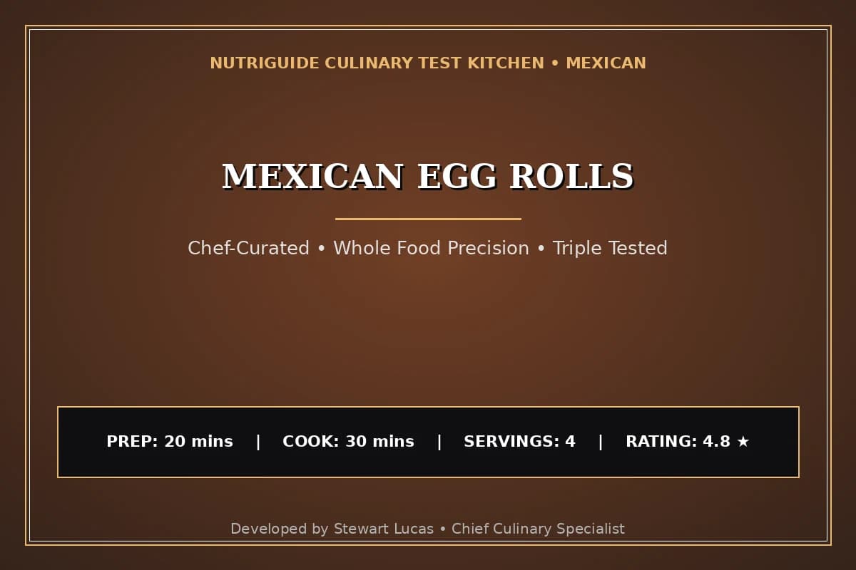 Mexican Egg Rolls