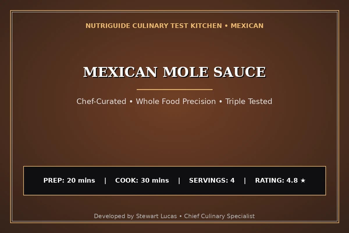 Mexican Mole Sauce
