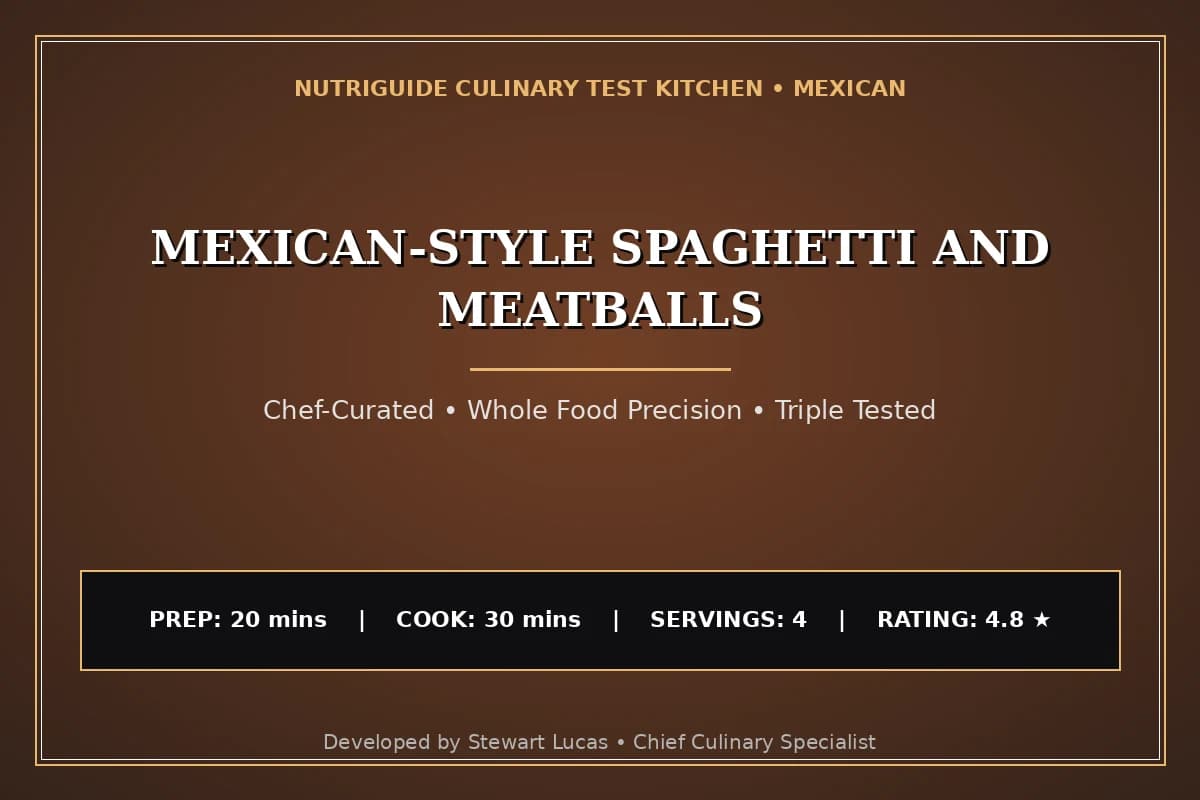 Mexican-Style Spaghetti And Meatballs