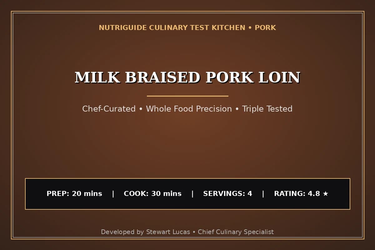 Milk Braised Pork Loin