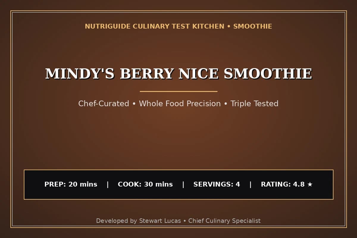 Mindy'S Berry Nice Smoothie