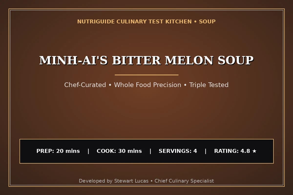Minh-Ai'S Bitter Melon Soup