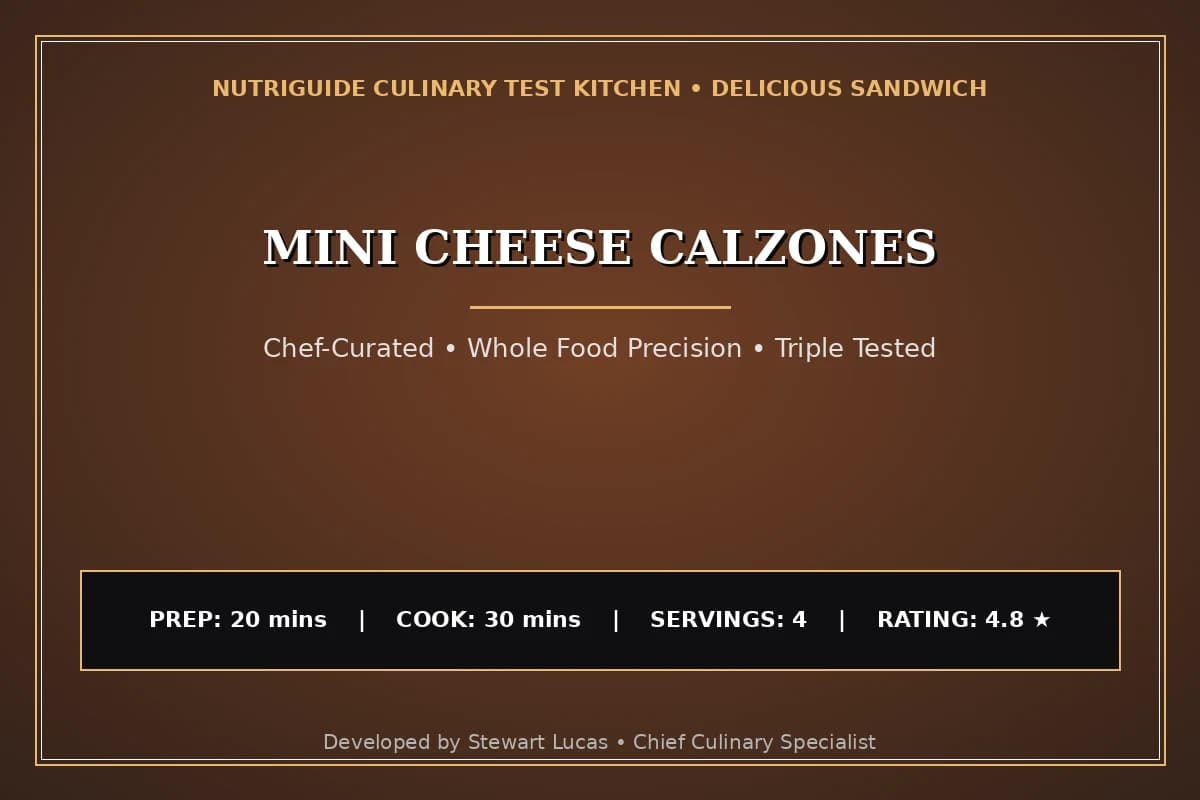 Mini Cheese Calzones