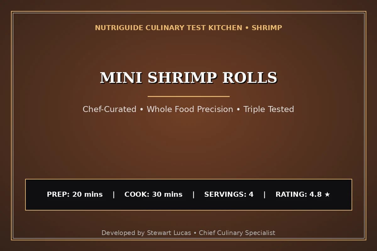 Mini Shrimp Rolls